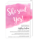 Pink Big Swash Invitations Image 2 of 7